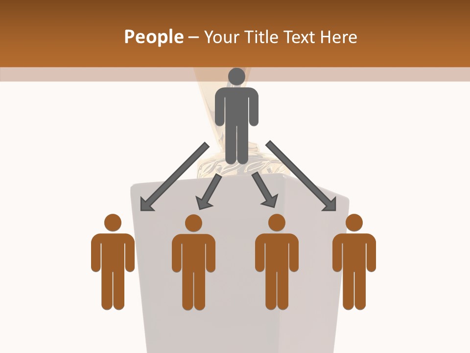 Star Insignia Trophy PowerPoint Template