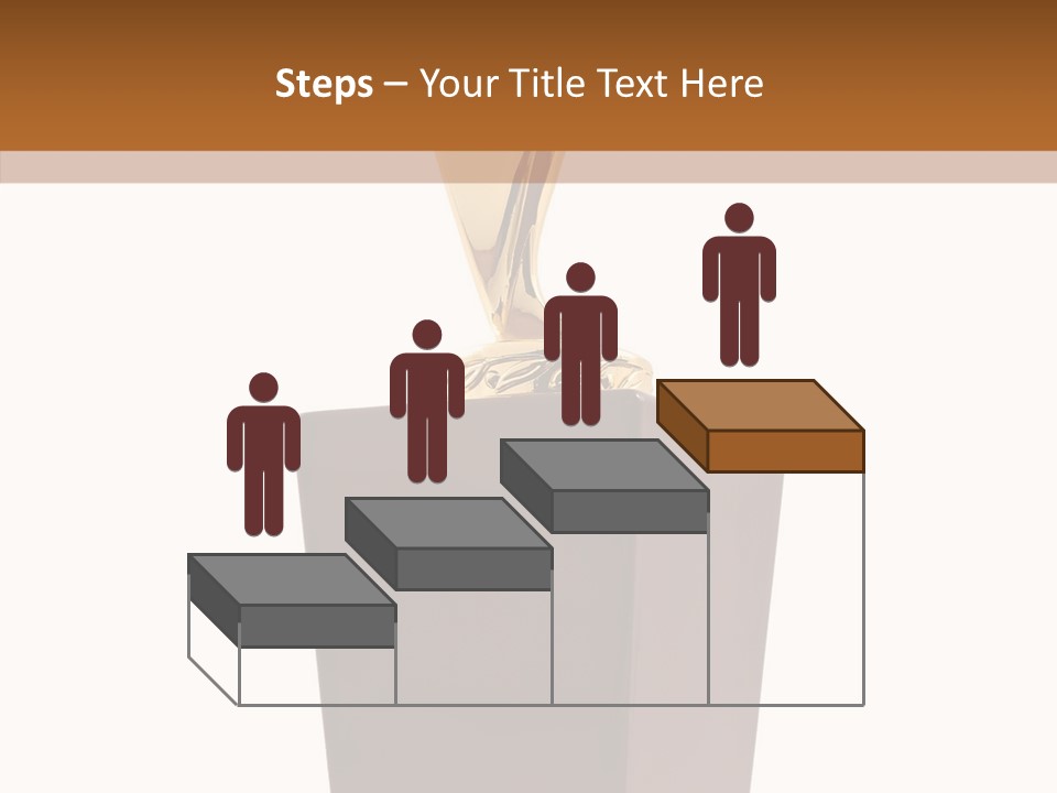 Star Insignia Trophy PowerPoint Template