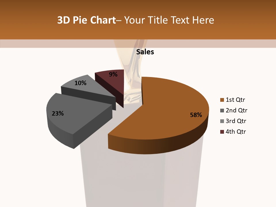 Star Insignia Trophy PowerPoint Template