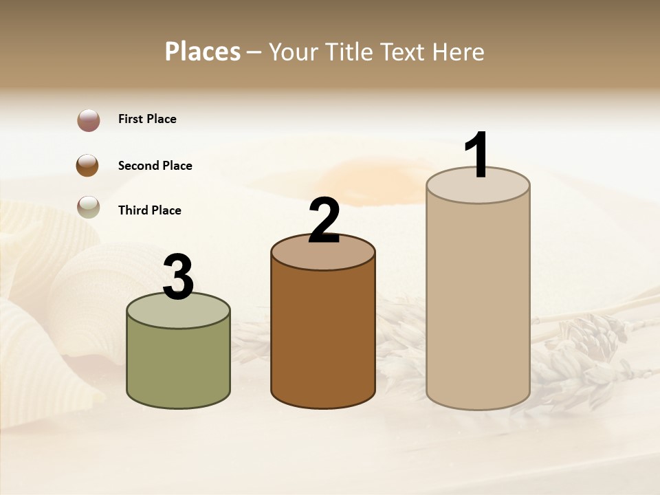 Golden Culinary Noodle PowerPoint Template