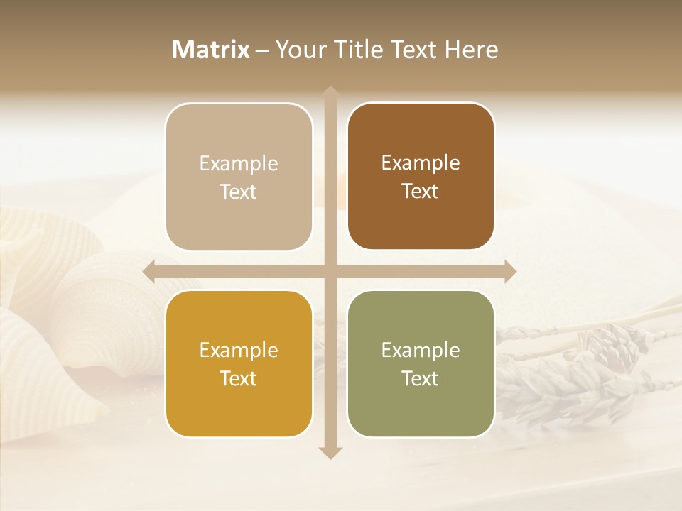 Golden Culinary Noodle PowerPoint Template