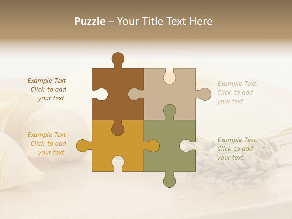 Golden Culinary Noodle PowerPoint Template