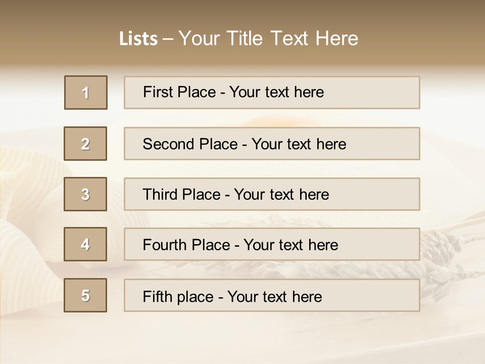 Golden Culinary Noodle PowerPoint Template