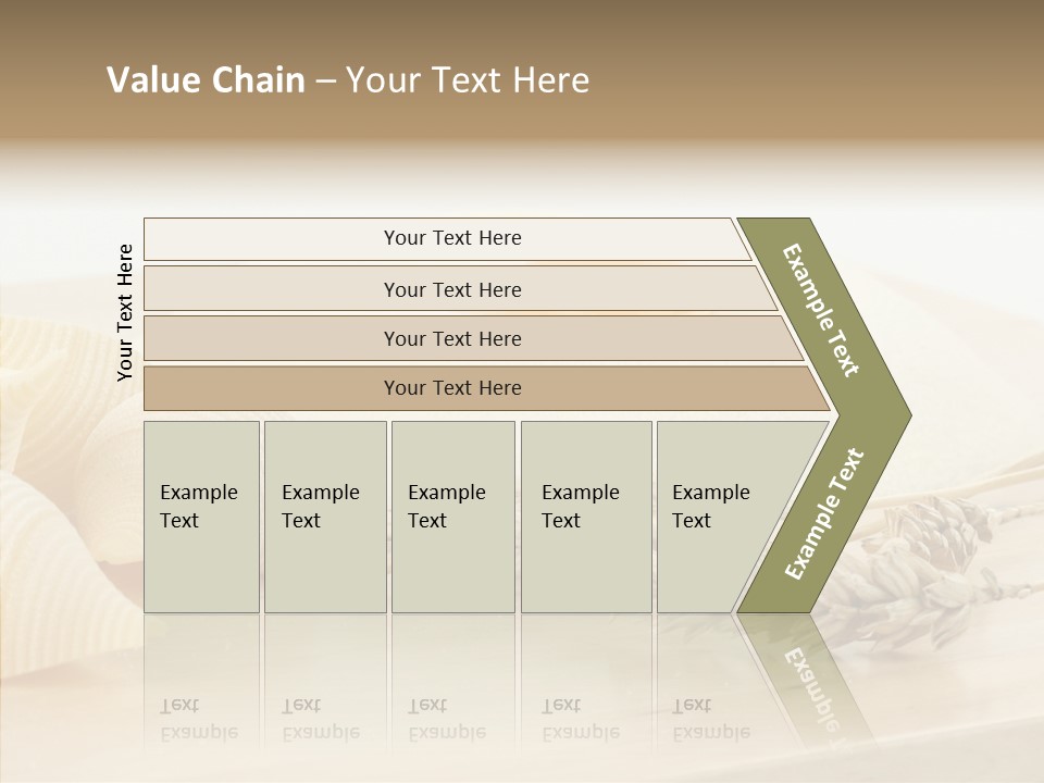 Golden Culinary Noodle PowerPoint Template