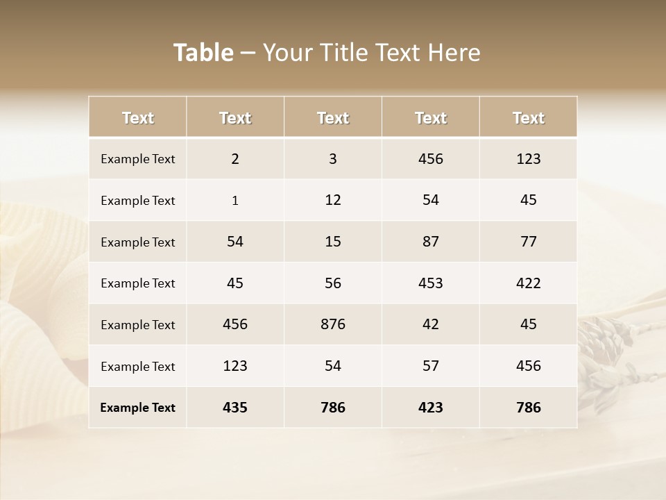 Golden Culinary Noodle PowerPoint Template