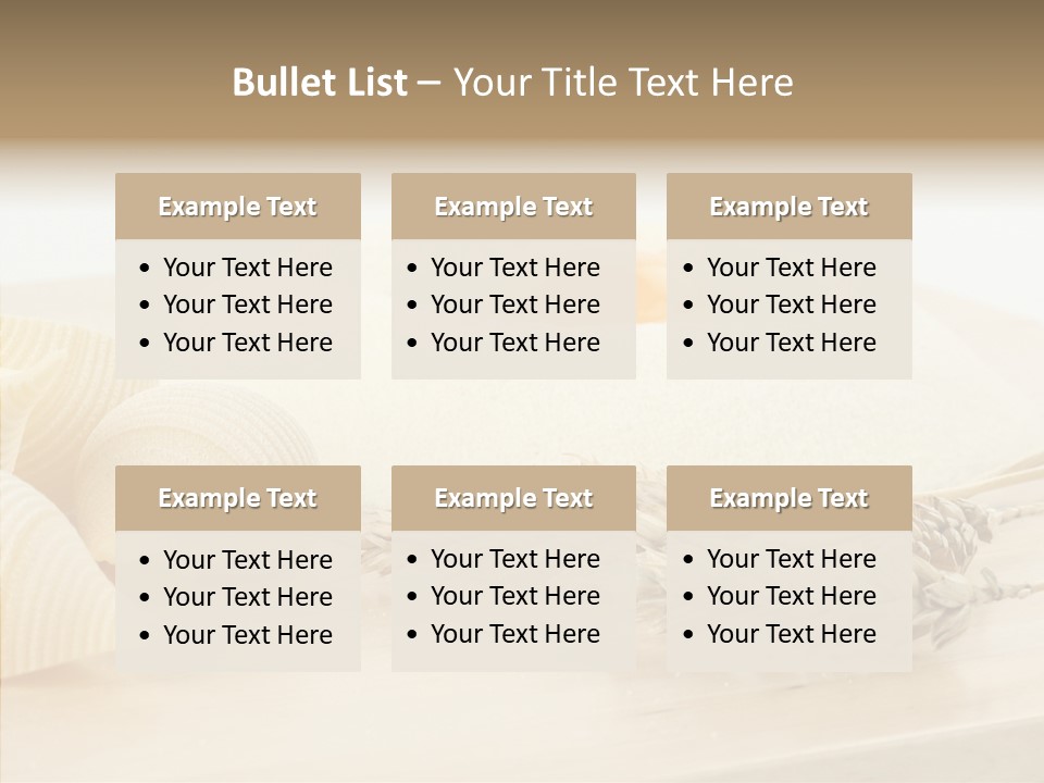 Golden Culinary Noodle PowerPoint Template