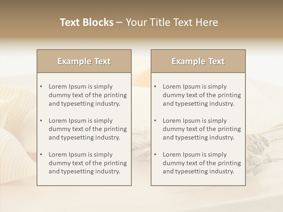 Golden Culinary Noodle PowerPoint Template