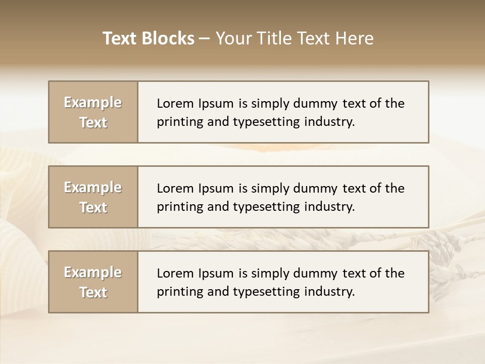 Golden Culinary Noodle PowerPoint Template