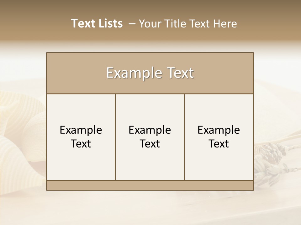Golden Culinary Noodle PowerPoint Template