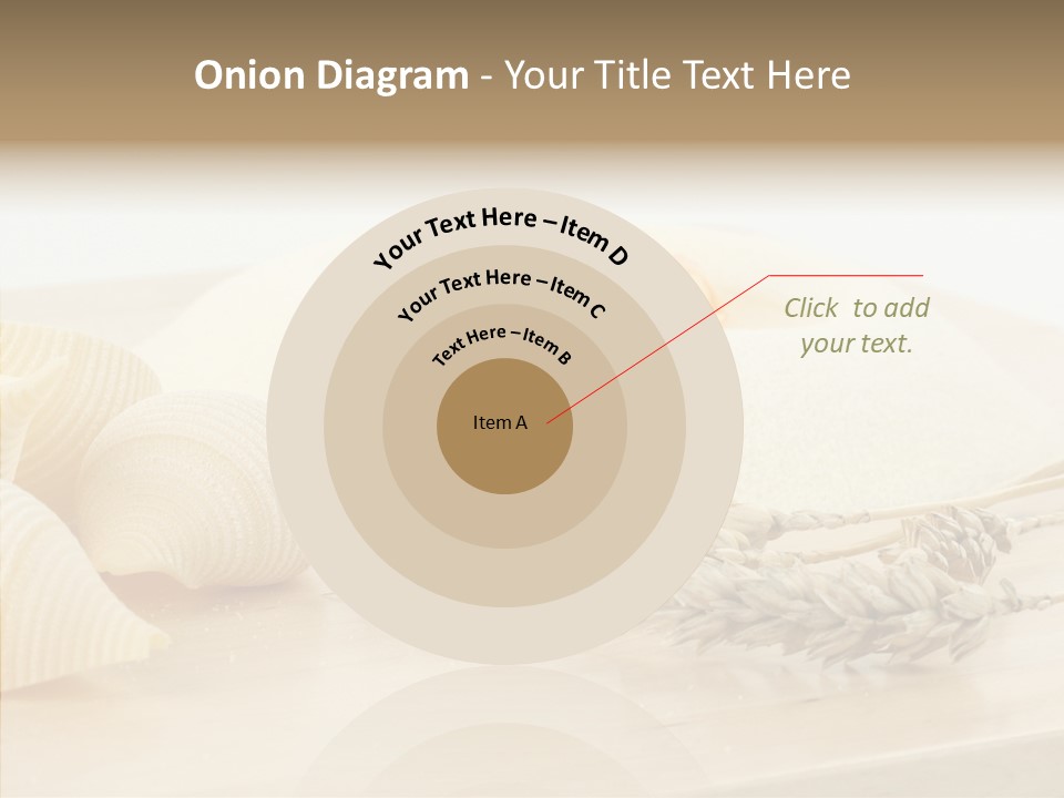 Golden Culinary Noodle PowerPoint Template