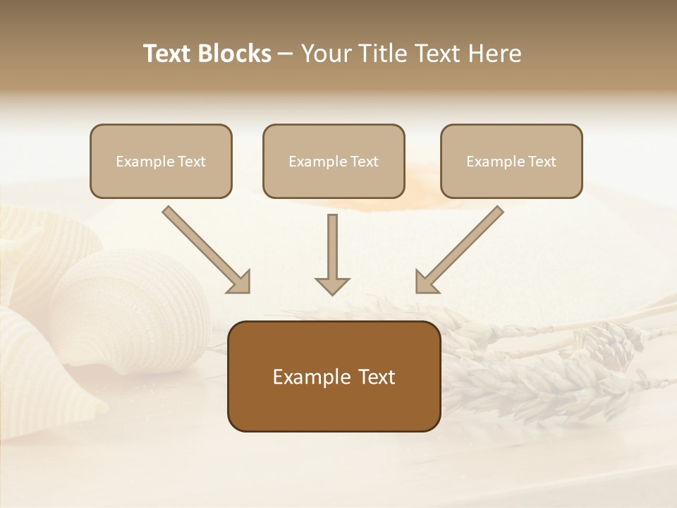 Golden Culinary Noodle PowerPoint Template