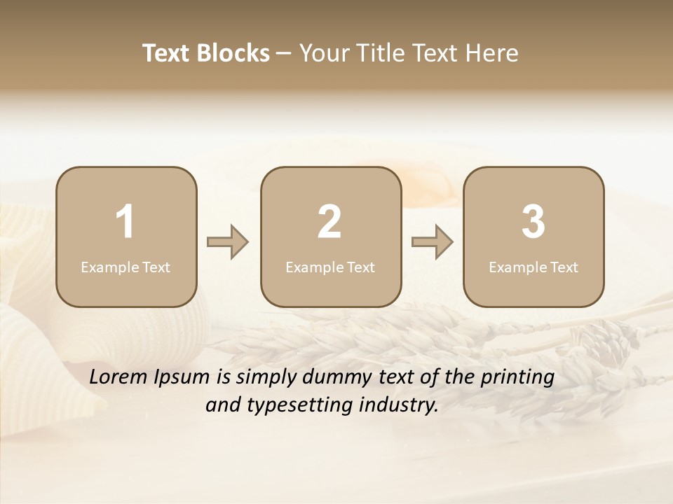 Golden Culinary Noodle PowerPoint Template