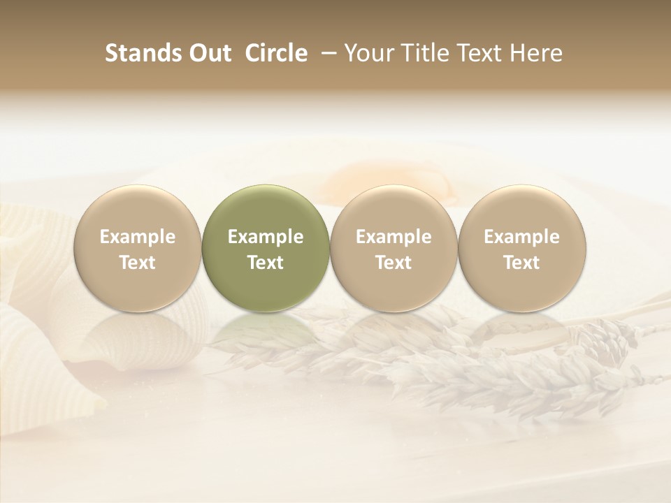 Golden Culinary Noodle PowerPoint Template