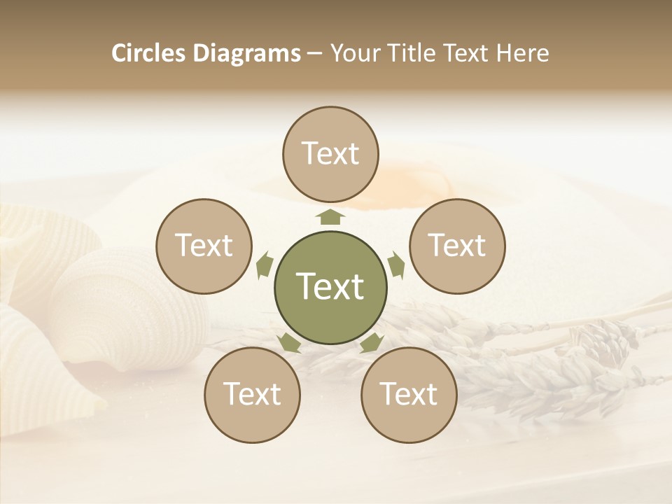 Golden Culinary Noodle PowerPoint Template