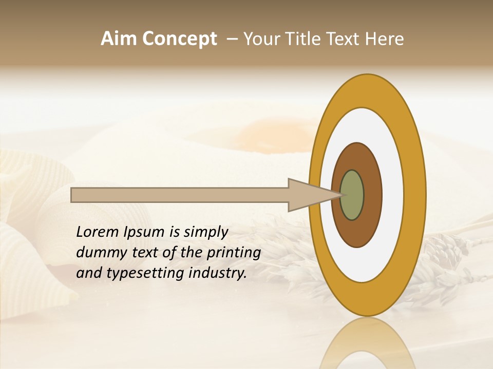 Golden Culinary Noodle PowerPoint Template