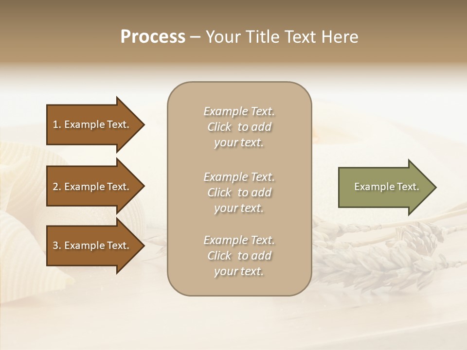 Golden Culinary Noodle PowerPoint Template
