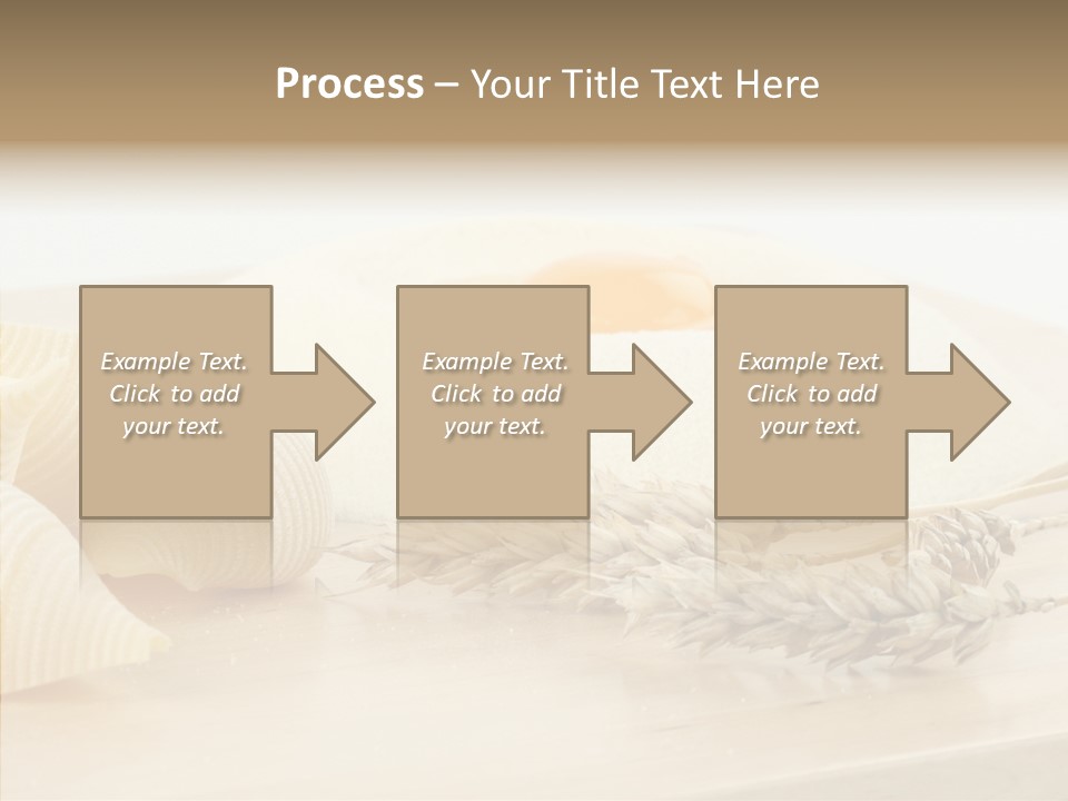 Golden Culinary Noodle PowerPoint Template