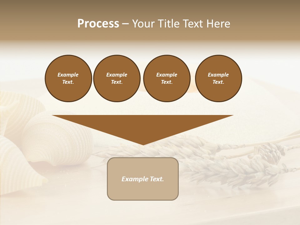 Golden Culinary Noodle PowerPoint Template