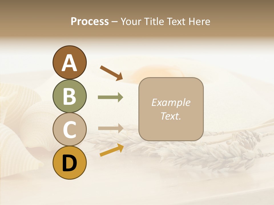Golden Culinary Noodle PowerPoint Template