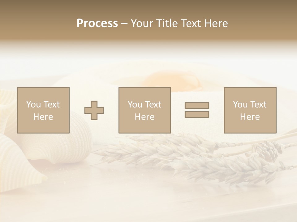 Golden Culinary Noodle PowerPoint Template