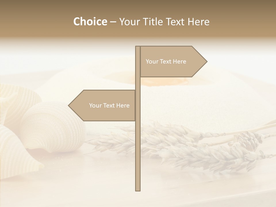 Golden Culinary Noodle PowerPoint Template