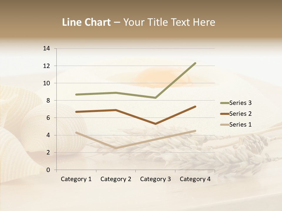 Golden Culinary Noodle PowerPoint Template