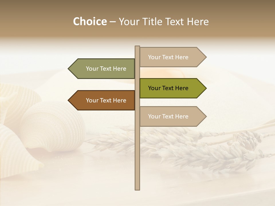 Golden Culinary Noodle PowerPoint Template