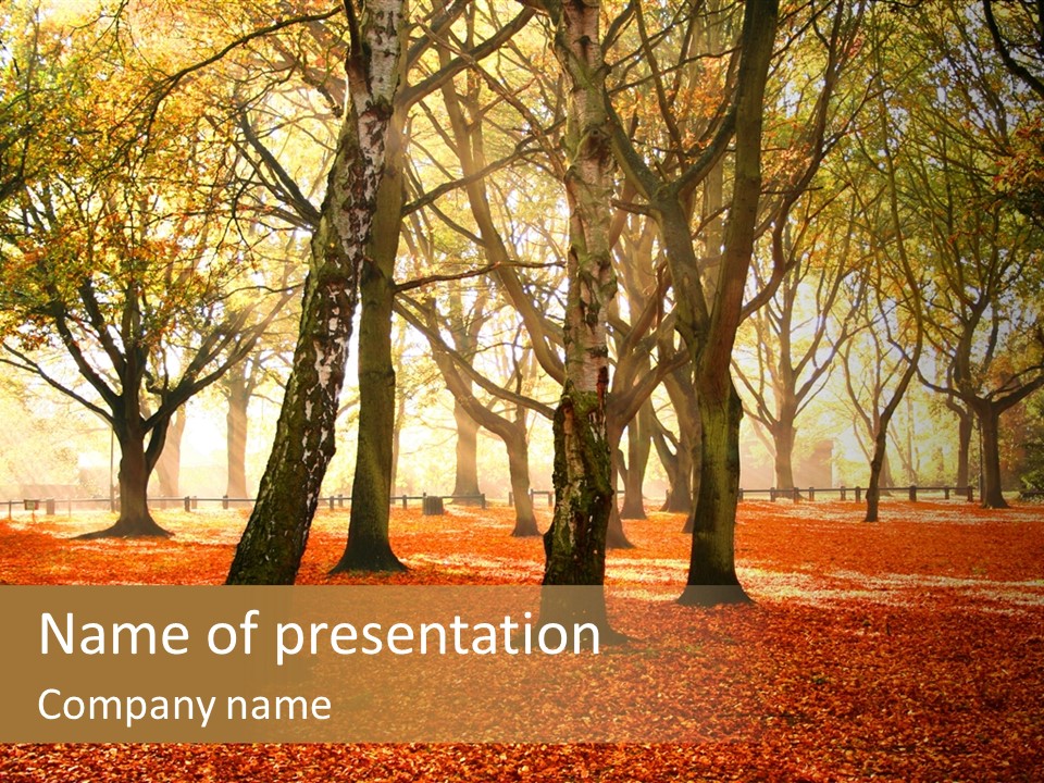 Fantasy Outdoor Landscape PowerPoint Template