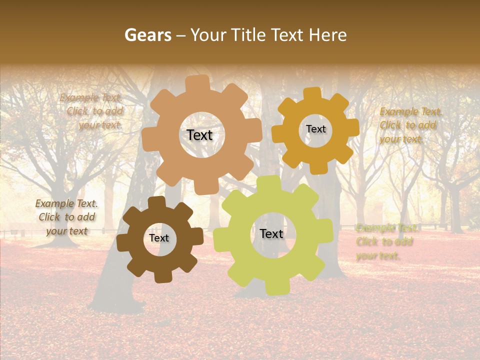 Fantasy Outdoor Landscape PowerPoint Template