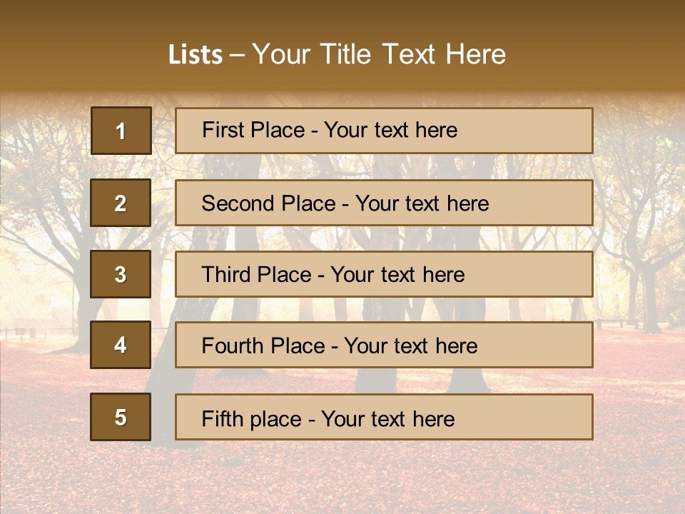 Fantasy Outdoor Landscape PowerPoint Template