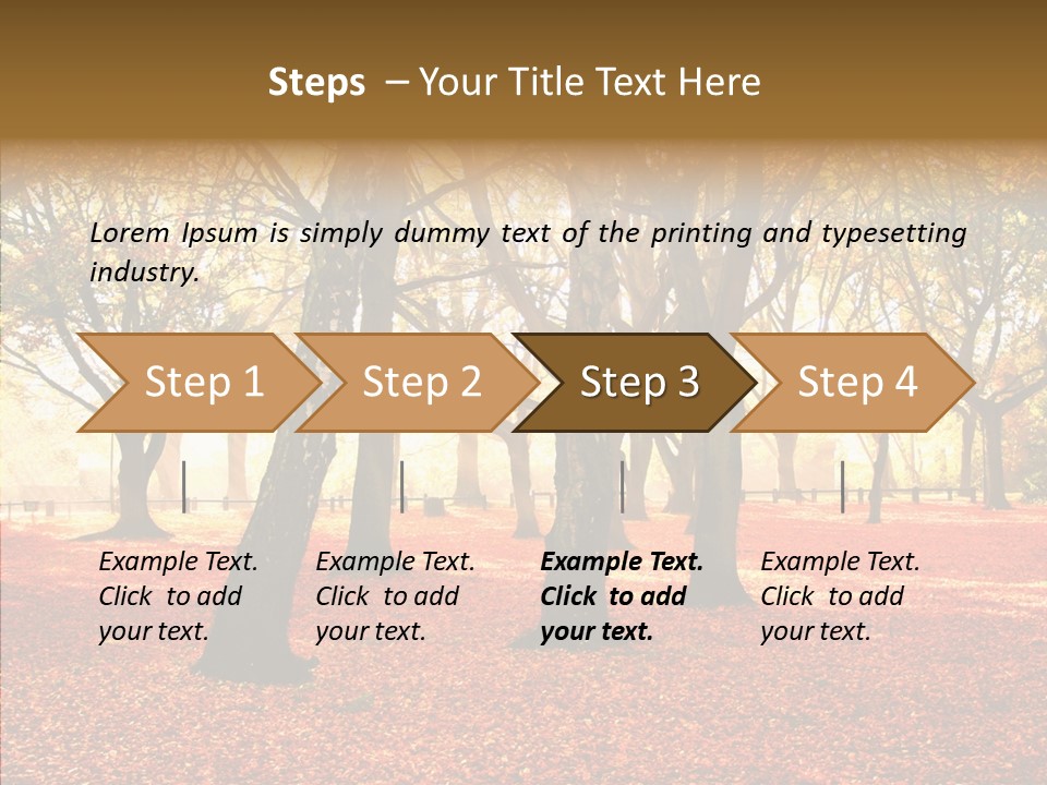 Fantasy Outdoor Landscape PowerPoint Template