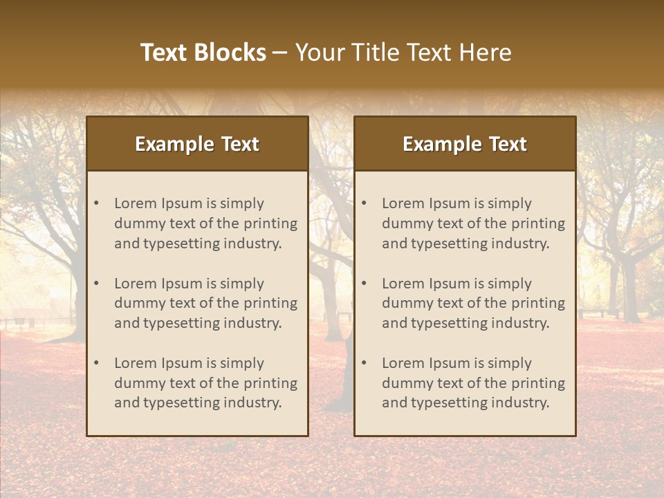 Fantasy Outdoor Landscape PowerPoint Template