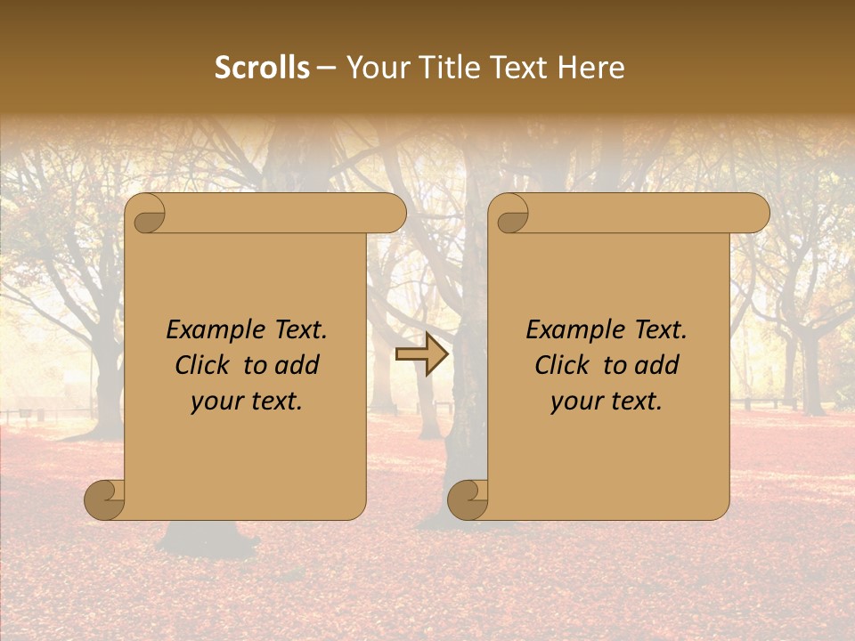 Fantasy Outdoor Landscape PowerPoint Template