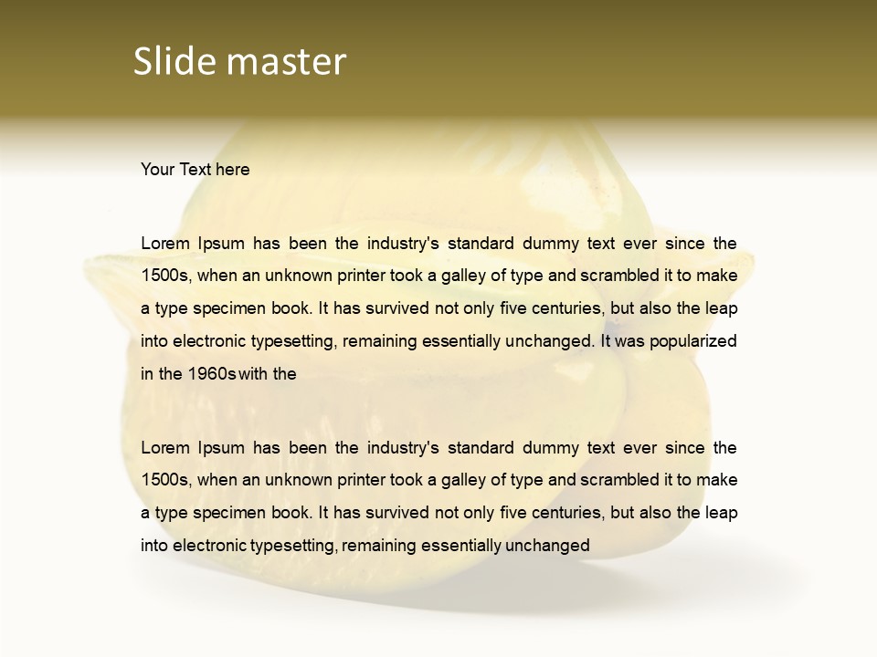 Dessert Tree Seed PowerPoint Template