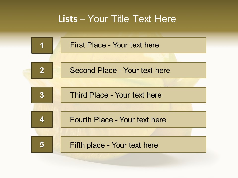 Dessert Tree Seed PowerPoint Template