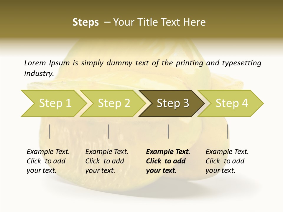 Dessert Tree Seed PowerPoint Template