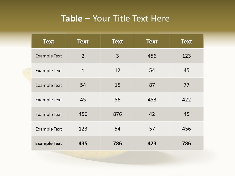 Dessert Tree Seed PowerPoint Template