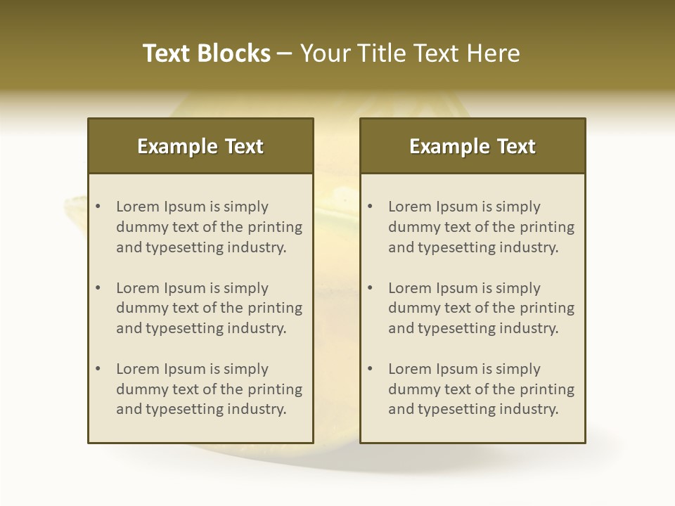Dessert Tree Seed PowerPoint Template