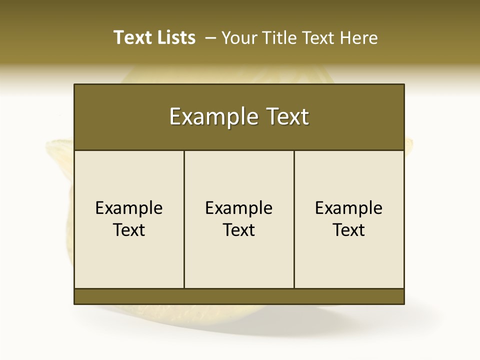Dessert Tree Seed PowerPoint Template