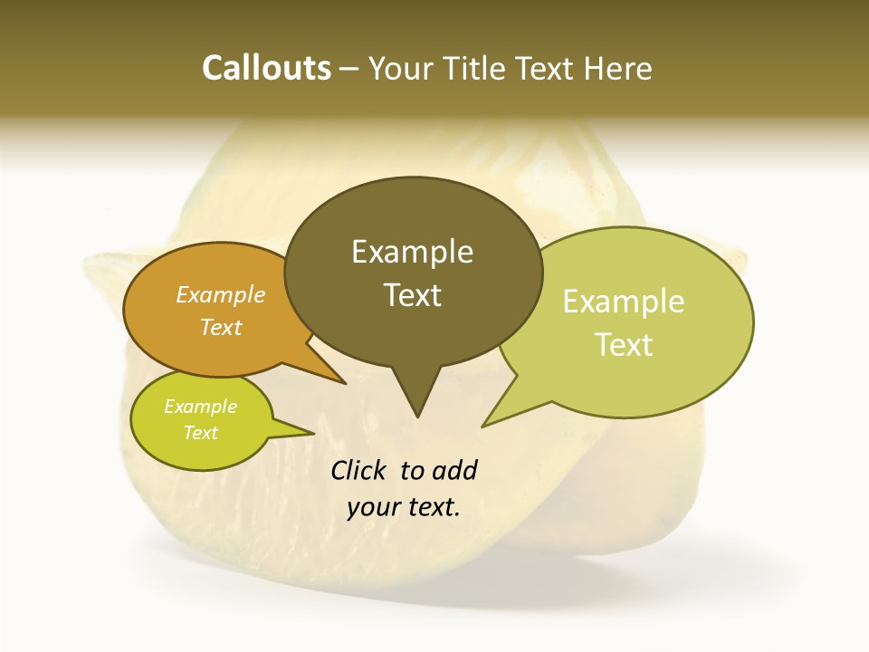 Dessert Tree Seed PowerPoint Template