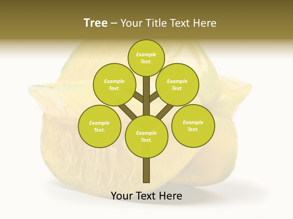 Dessert Tree Seed PowerPoint Template
