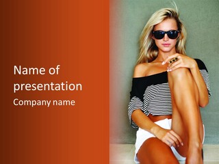 Happy Group Table PowerPoint Template