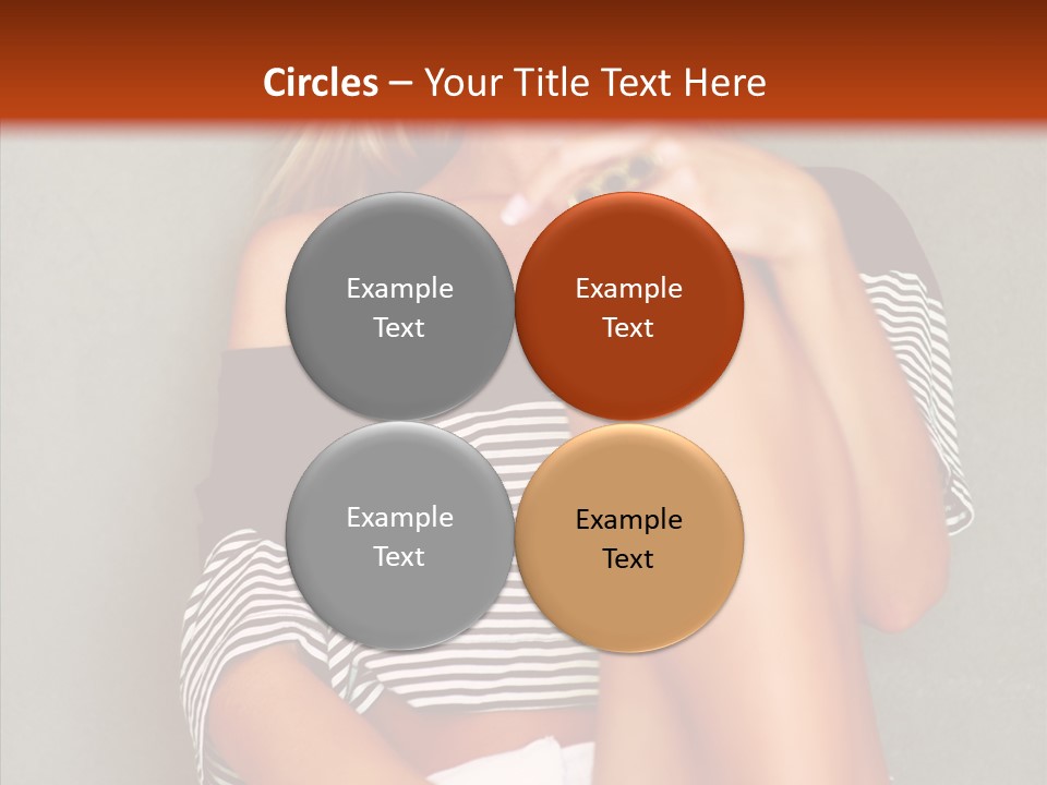 Happy Group Table PowerPoint Template