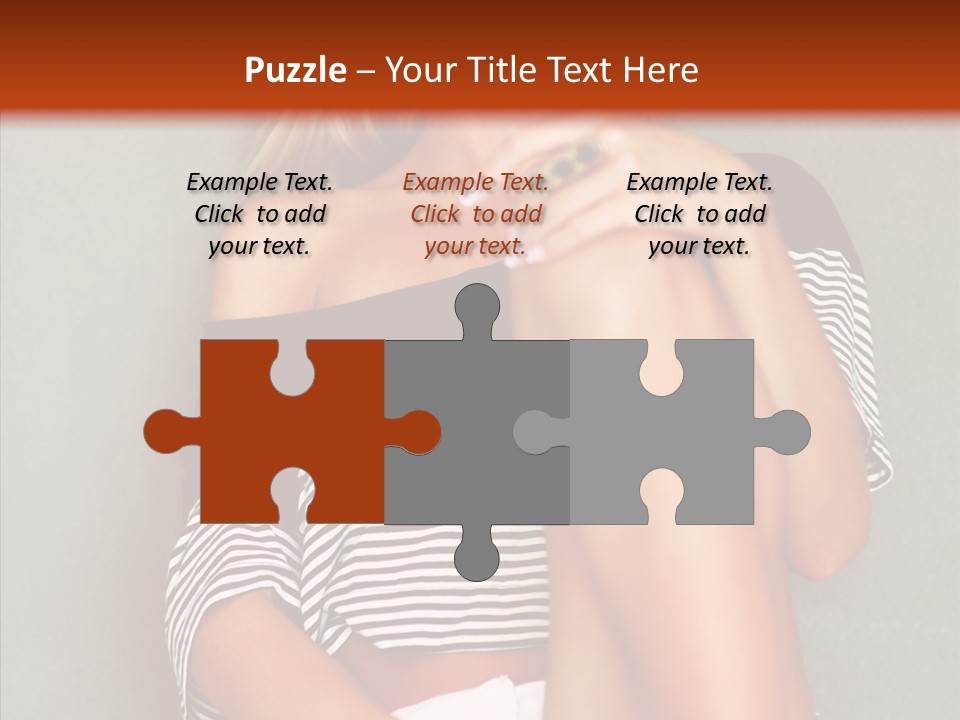 Happy Group Table PowerPoint Template