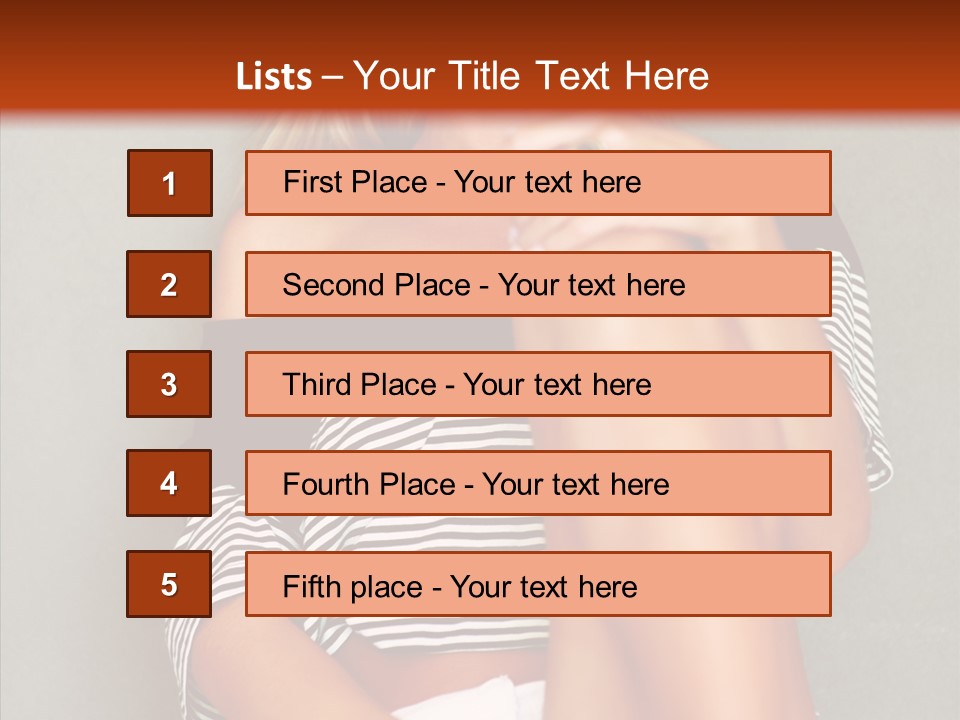 Happy Group Table PowerPoint Template