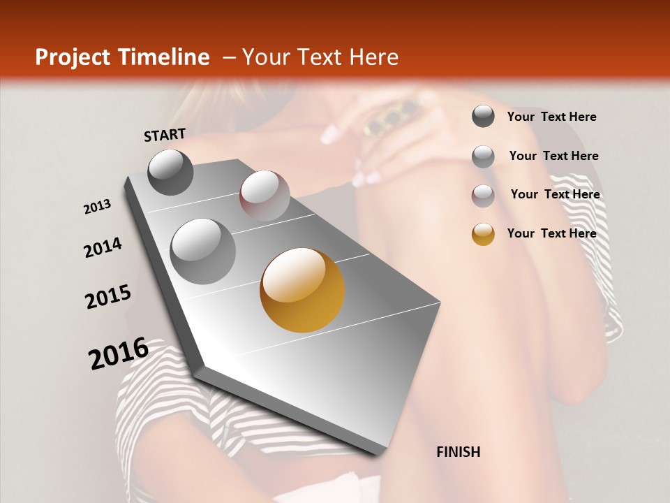 Happy Group Table PowerPoint Template