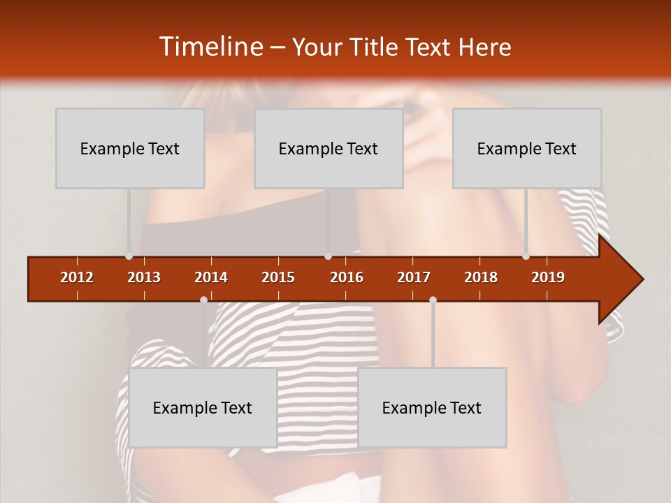 Happy Group Table PowerPoint Template