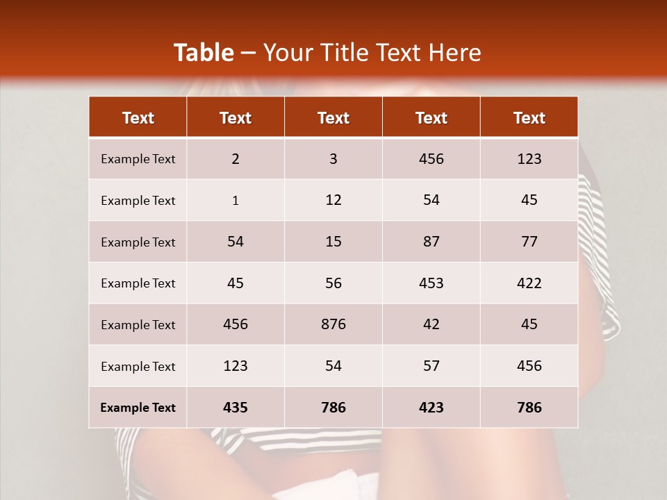 Happy Group Table PowerPoint Template