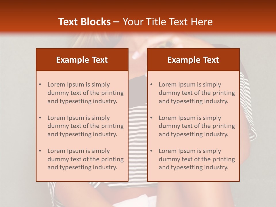 Happy Group Table PowerPoint Template