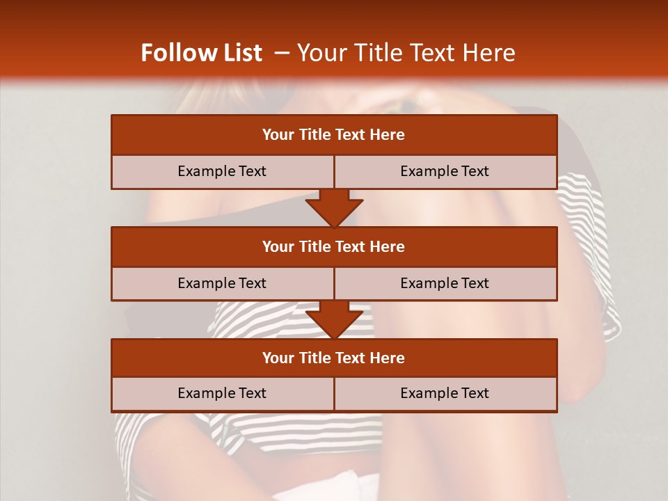 Happy Group Table PowerPoint Template